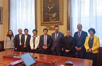 Chinese delegation at the faculty of Law