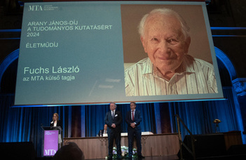 Életműdíjat és platinadiplomát kapott Fuchs László